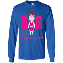 Load image into Gallery viewer, Best Mom World Cartoon Mother’s Day - Long Sleeve T-Shirt