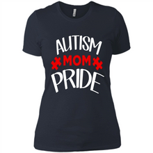 Load image into Gallery viewer, Autism mom pride Mother’s Day - Ladies' Boyfriend T-Shirt