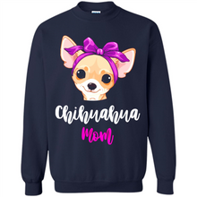 Load image into Gallery viewer, Chihuahua Mom With Purple Hairpin Funny mother’s day Gift For Dog Lovers - Sweatshirt