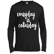 Load image into Gallery viewer, Cats T Shirt Hoodie Everyday Is Caturday Mother’s Day Gift ideas - Canvas Long Sleeve T-Shirt