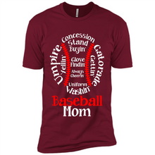 Load image into Gallery viewer, Baseball Mom Tee-Mother’s Day 2019 - Premium Short Sleeve T-Shirt
