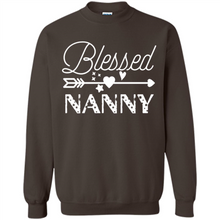 Load image into Gallery viewer, Blessed Nanny Christmas Mother’s Day Birthday Grandma - Sweatshirt