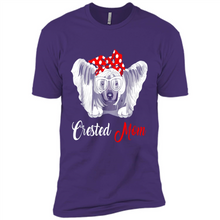 Load image into Gallery viewer, Chinese Crested Mom Tshirt, Birthday Gift, Mother Day Outfit - Premium Short Sleeve T-Shirt