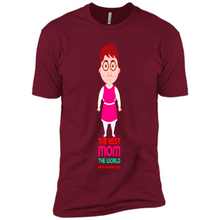 Load image into Gallery viewer, Best Mom Cartoon Character Mother’s Day - Premium Short Sleeve T-Shirt