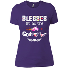 Load image into Gallery viewer, Blessed To Be Called Godmother Funny Mother’s Day, Godmother Gift - Ladies' Boyfriend T-Shirt