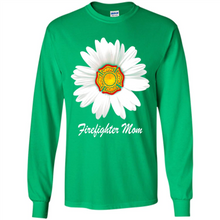 Load image into Gallery viewer, Daisy Firefighter Mom Funny Firefighter Gift Women Sweatshirt On Mother’s Day, Birthday - Long Sleeve T-Shirt