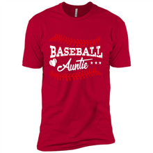 Load image into Gallery viewer, Baseball Auntie Softball Auntie Funny Gift For Mother’s Day - Premium Short Sleeve T-Shirt
