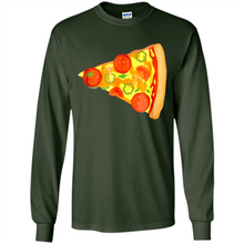 Load image into Gallery viewer, Dad Son Pizza Piece Funny Matching Family Shirt Mother Day - Long Sleeve T-Shirt